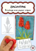 Aperçu - Matériel pour travaux manuels / dessin - Hyacinthe bricolage avec papier crépon - Page de couverture