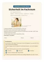 Vorschau - Unterrichtsreihen - Sicherheit im Fachraum: Der Laborführerschein – Arbeitsheft in einfacher Sprache | Förderschule, Inklusion & DaZ | Klasse 5–7 - Seite 1