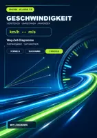 Vorschau - Arbeitsblätter - Geschwindigkeit Klasse 7/8 – km/h, m/s & Diagramme - Seite 1