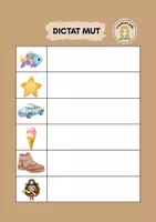 Vista previa - Juegos / Gamificación - DICTADO MUDO 24 IMÁGENES CASTELLANO/CATALÁN/INGLÉS - página 1