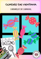 Vista previa - Manualidades / Dibujos para colorear - Ventana de carnaval: caramelos de colores - Portada
