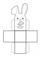Aperçu - Matériel pour travaux manuels / dessin - Fabriquer un nid de Pâques avec un lapin et un panier cadeau - Page 2