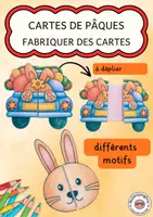 Aperçu - Matériel pour travaux manuels / dessin - Cartes de Pâques à fabriquer cartes pliantes cadeau de Pâques - Page de couverture