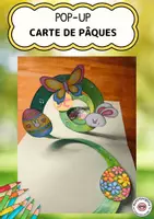 Aperçu - Matériel pour travaux manuels / dessin - Créer une carte de Pâques pop-up - Page de couverture
