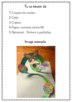 Aperçu - Matériel pour travaux manuels / dessin - Créer une carte de Pâques pop-up - Page 1