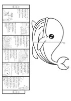 Aperçu - Feuilles d'exercices - Jona et la baleine livret à colorier - Page 1