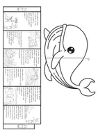 Vista previa - Hojas de trabajo - Jona y la ballena cuaderno plegable para colorear - página 1