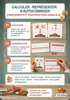 Aperçu - Apprentissages en autonomie - Compléments à 10 et soustractions jusqu’à 10 | Automne - Page de couverture