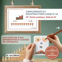 Aperçu - Apprentissages en autonomie - Compléments à 10 et soustractions jusqu’à 10 | Automne - Page 1