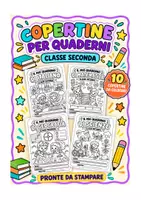 anteprima - Etichette / Segnalibri - Copertine_quaderni_classe_seconda_completo - Pagina di copertina