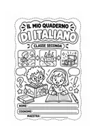 anteprima - Etichette / Segnalibri - Copertine_quaderni_classe_seconda_completo - Pagina 1