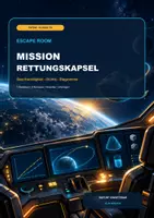 Vorschau - Stationenlernen - Physik Escape Game 7/8 – Mission Rettungskapsel - Deckblatt