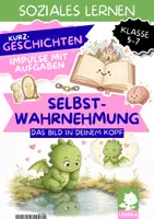 Vorschau - Arbeitsblätter - Selbstwahrnehmung Klasse 5-7: Kurzgeschichten mit Aufgaben | Soziales Lernen – Stärken erkennen, Selbstbild vs. Fremdbild, Selbstannahme - Deckblatt