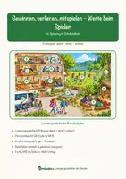 Vorschau - Arbeitsblätter - Gewinnen, verlieren, mitspielen – Werte beim Spielen – Lesespurgeschichte mit Rätselaufgaben (Klasse 5) - Seite 1