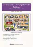 Vorschau - Mal- und Bastelvorlagen - Erwachsen werden – Übergangsrituale in den Religionen – Lesespurgeschichte mit Rätselaufgaben (Klasse 7) - Seite 1