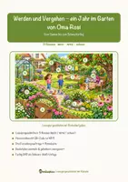 Vorschau - Arbeitsblätter - Werden und Vergehen – ein Jahr im Garten von Oma Rosi – Lesespurgeschichte mit Rätselaufgaben (Klasse 3) - Seite 1