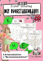 Vorschau - Stundenentwürfe - Erster Schultag: Der Buchstabenbaum (von Leo Lionni) - Deckblatt