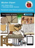 Vorschau - selbst erstellte Cliparts/Grafiken - Cliparts Bücher, Geschichte des Buches - Deckblatt