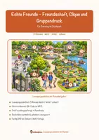 Vorschau - Arbeitsblätter - Echte Freunde – Freundschaft, Clique und Gruppendruck – Lesespurgeschichte mit Rätselaufgaben (Klasse 6) - Seite 1