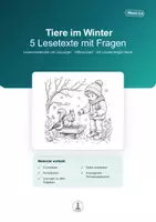 Vorschau - Unterrichtsreihen - Winter | Lesen, Schreiben & Sachunterricht – Materialpaket Klasse 3–4 - Seite 1