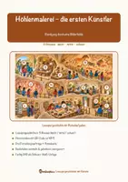 Vorschau - Arbeitsblätter - Höhlenmalerei – die ersten Künstler – Lesespurgeschichte mit Rätselaufgaben (Klasse 5) - Seite 1