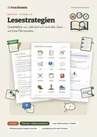 Vorschau - Unterrichtsreihen - Lesestrategien Klasse 3/4 – Lesedetektive mit Lese-Führerschein und Lesekartei - Deckblatt