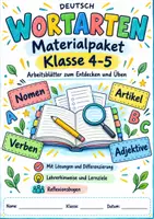 Vorschau - Arbeitsblätter - Wortarten Klasse 4–5 – Materialpaket mit Arbeitsblättern, Test und Lösungen - Seite 1