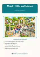Vorschau - Arbeitsblätter - Mosaik – Bilder aus Steinchen – Lesespurgeschichte mit Rätselaufgaben (Klasse 3) - Seite 1