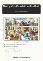 Vorschau - Arbeitsblätter - Druckgrafik – Holzschnitt und Linoldruck – Lesespurgeschichte mit Rätselaufgaben (Klasse 7) - Seite 1