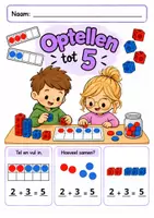 Voorbeeld - werkbundel optellen tot 5 - Voorblad