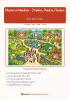 Vorschau - Arbeitsblätter - Muster entdecken – Streifen, Punkte, Flecken – Lesespurgeschichte mit Rätselaufgaben (Klasse 1) - Seite 1