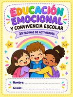 Vista previa - Hojas de trabajo - Educación Emocional y Convivencia Escolar - Portada