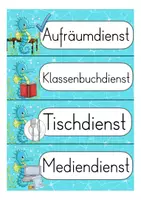 Vorschau - Fördermaterial/Inklusion - Seepferdchenklasse Klassendienste / Klassenhelfer - Seite 3