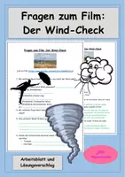 Vorschau - Arbeitsblätter - Fragen zum Film: Der Wind-Check - Deckblatt