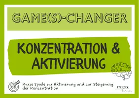 Vorschau - Spiele - Game(s)changer Konzentration - Kurze Spiele zur Aktivierung und Steigerung der Konzentration - Deckblatt