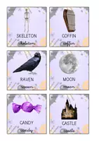 Vista previa - Juegos / Gamificación - INGLÉS - Ruleta y bingo letra ligada (Halloween) - página 3