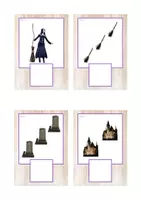 Vista previa - Tarjetas / Manipulativos - Grafía de cantidades 1-3 (Halloween) - Portada