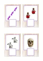 Vista previa - Tarjetas / Manipulativos - Grafía de cantidades 1-3 (Halloween) - página 3