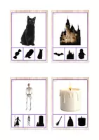 Vista previa - Tarjetas / Manipulativos - Asociación sombras (Halloween) - página 3