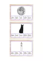 Vista previa - Tarjetas / Manipulativos - Primera sílaba MAYÚSCULA (Halloween) - Portada
