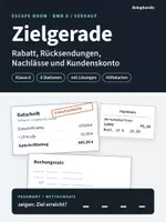 Vorschau - Stationenlernen - Escape Room Kundenskonto Rücksendungen BwR 8 Rechnungswesen - Deckblatt