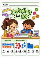 Voorbeeld - Optellen tot 10 (1) - Voorblad