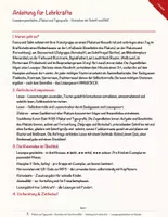 Vorschau - Arbeitsblätter - Plakat und Typografie – Gestalten mit Schrift und Bild – Lesespurgeschichte mit Rätselaufgaben (Klasse 8) - Seite 2