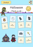 Vorschau - Spiele - Halloween - Merk es dir - Deckblatt