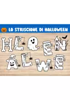 anteprima - Flashcard - 🕸️ Striscione di Halloween - Pagina di copertina