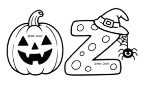 anteprima - Flashcard - 🕸️ Striscione di Halloween - Pagina 1