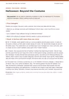 Προεπισκόπηση - Σειρά μαθημάτων - Halloween Beyond the Costume | B2–C1 - Σελίδα 1