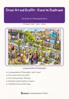 Vorschau - Arbeitsblätter - Street Art und Graffiti – Kunst im Stadtraum – Lesespurgeschichte mit Rätselaufgaben (Klasse 9) - Seite 1