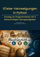 Vorschau - Arbeitsblätter - if/else-Verzweigungen in Python - Übungsaufgaben - Deckblatt