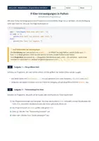 Vorschau - Arbeitsblätter - if/else-Verzweigungen in Python - Übungsaufgaben - Seite 2